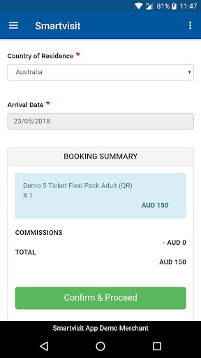 Smartvisit Merchant App Screen 3