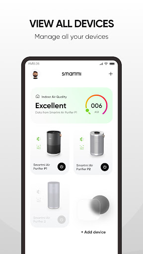 Android application Smartmi Link screenshort