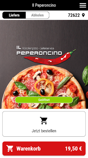 Android application Il Peperoncino Nürtingen screenshort