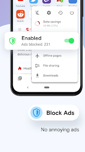 Opera Mini - fast web browser Varies with device APK screenshots 3