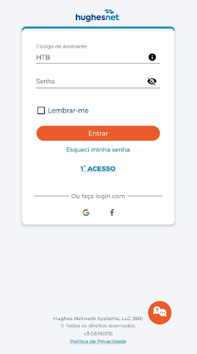 Hughesnet - Área do Assinante Screen 3