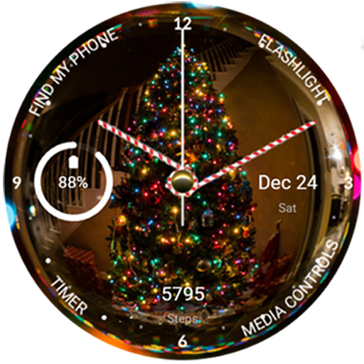 Christmas Night Watch Face Logo