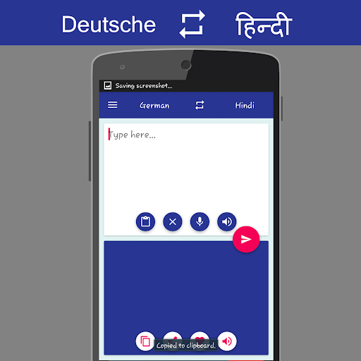Android application German - Hindi Translator screenshort