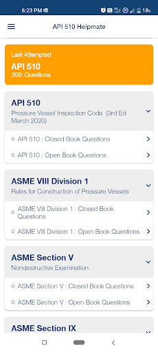 API 510 Helpmate Screen 3