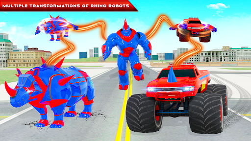 Rhino Robot Truck Robot Car apkpoly screenshots 19