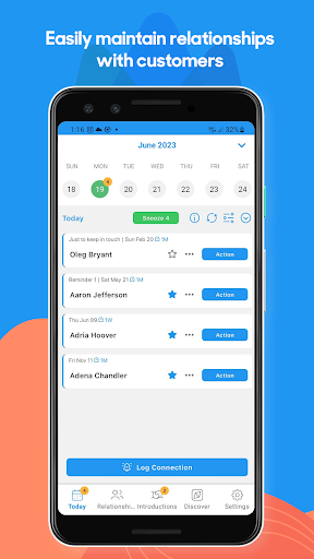 UpHabit - Personal CRM Screen 2