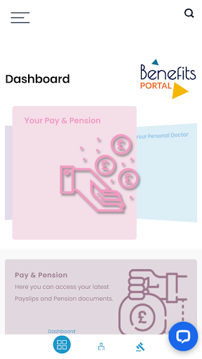 Android application Benefits Portal screenshort