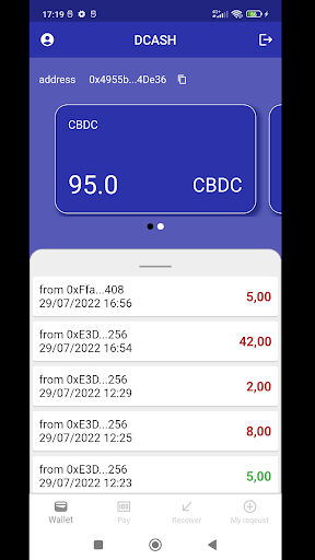 DCash Screen 2