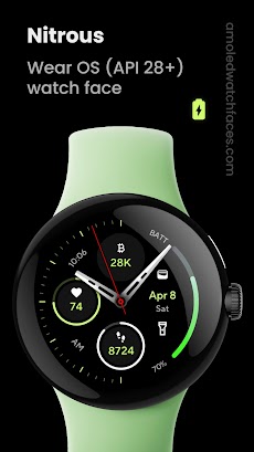 Nitrous: Wear OS watch faceのおすすめ画像1