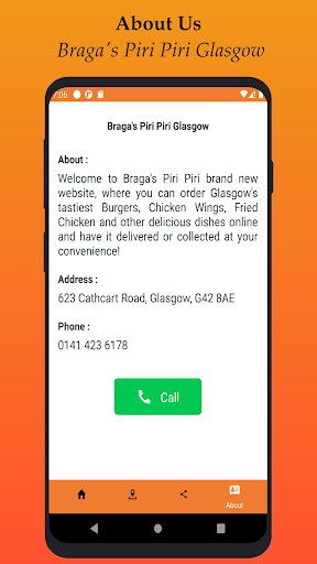 Bragas Piri Piri Glasgow Screen 3