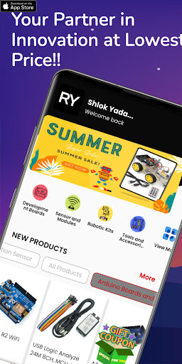 Android application Rytronics.in screenshort