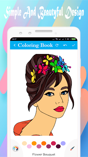 Android application Enjoy Coloring Book for Adult screenshort