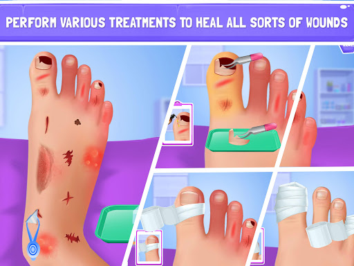 Nail Surgery Foot Doctor - Offline Surgeon Games 6.0 screenshots 3