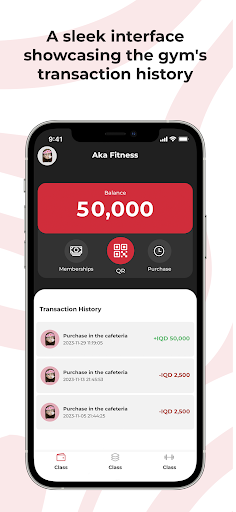 Android application Aka Fitness screenshort