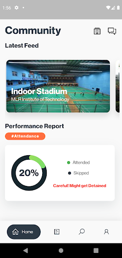 Android application MLRIT Campus Connect screenshort