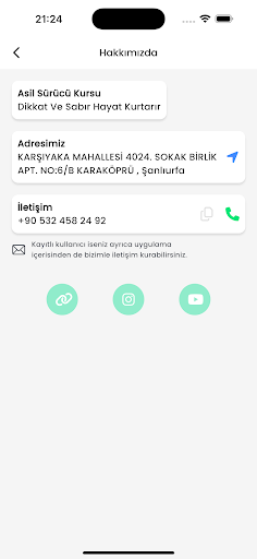 Özel Asil Sürücü Kursu ekran görüntüsü