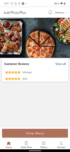 Just Pizza Plus Screen 2