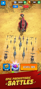 Jurassic Warfare MOD APK :Dino Battle (Unlimited Gold) 5