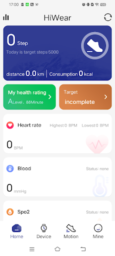 Android application HiWear screenshort