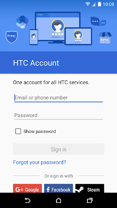 HTC アカウント — サービスサインインのおすすめ画像1