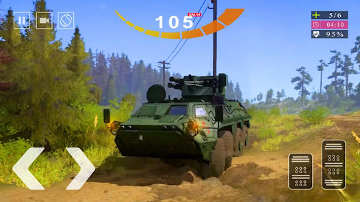 Captura de Pantalla 14 Ejército Tanque Simulador 2020 android