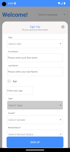 Ayushman Patient Portal Screen 2