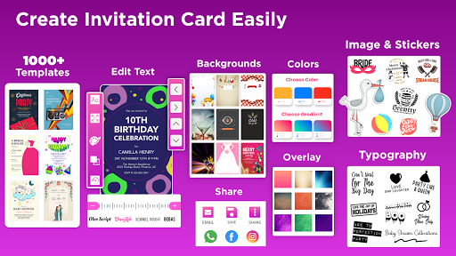 Invitation Maker & Card Design apkpoly screenshots 9