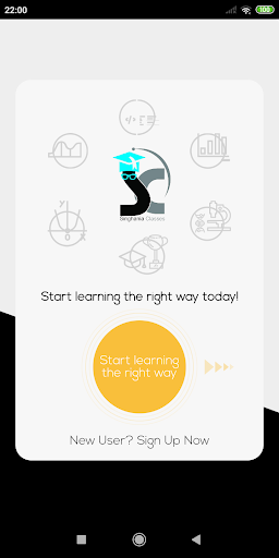 Singhania Classes Screen 2