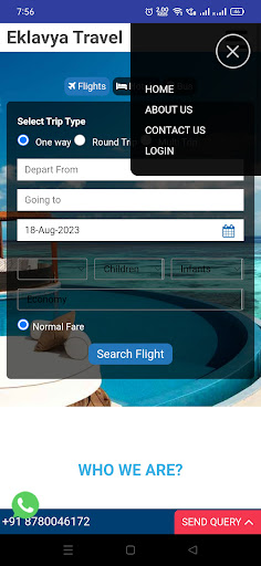 Eklavya Travel Screen 3