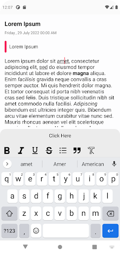 Android application Color Notes screenshort