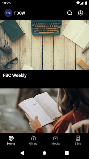 Android application FBC Weatherford OK screenshort