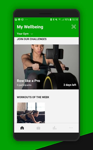 Android application Nuffield Health My Wellbeing screenshort