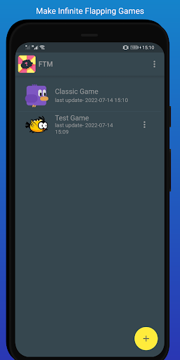Android application Flappy Thing Maker screenshort