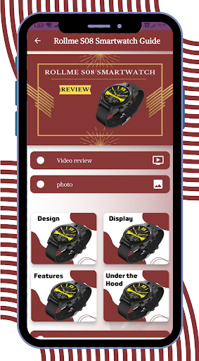 Rollme S08 Smartwatch Guide Screenshot 1 - AppWisp.com