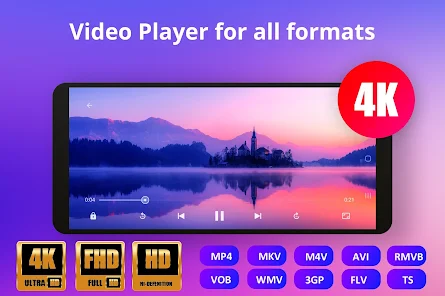 4K Video Player Elenco de víde – Apps no Google Play