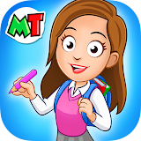 My Town: School game for kids icon