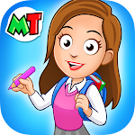 My Town: School game for kids Apk