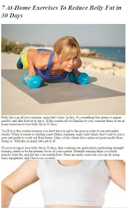 Lose Belly Fat Exercises Tips