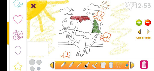 Dinosaur coloring books