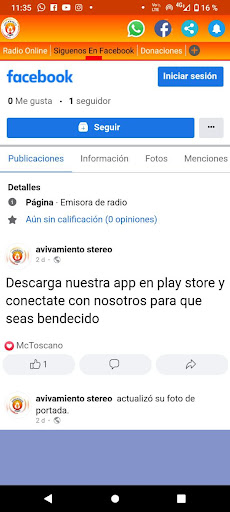 Avivamiento Stereo Screen 3
