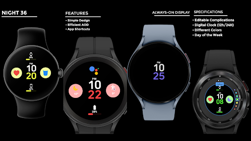 Night 36 - watch face screenshot 14