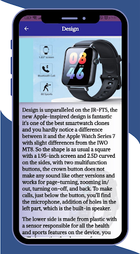 JR-FT5 Smartwatch Guide