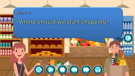 English Conversation Shopping Screen 2