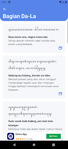 Peribahasa Jawa & Aksara Jawa Screen 3