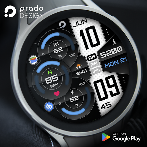 Tải PRADO X75 Digital Watch Face MOD + APK 1.0.2 (Mở khóa Premium)