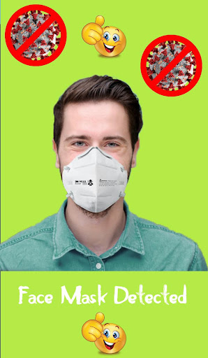 Android application Face Mask Detection screenshort
