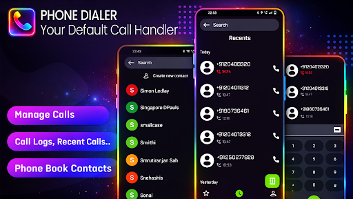 Screenshot of LED Caller Screen Phone Dialer
