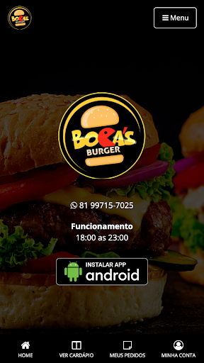 Android application Bocas Burger screenshort