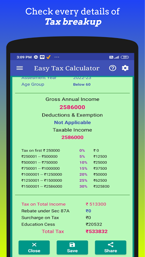 Income Tax Calculator 5