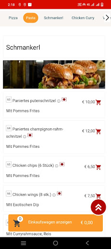 Pizzano Pizza Service Screen 3